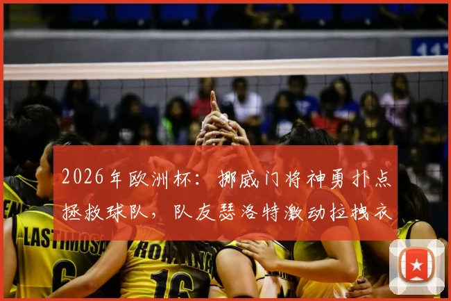 2026年欧洲杯：挪威门将神勇扑点拯救球队，队友瑟洛特激动拉拽衣领庆祝瞬间全解析